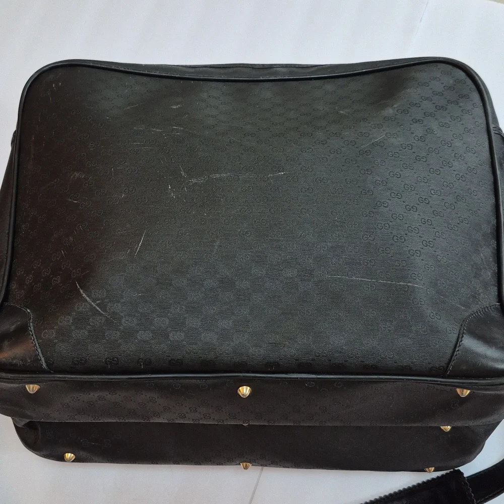 Vintage Gucci Business Bag Crossbody Micro GG Unisex